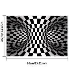 3D Illusion Carpet Door Floor Mat Geometric Optical Doormat