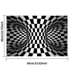 3D Illusion Carpet Door Floor Mat Geometric Optical Doormat
