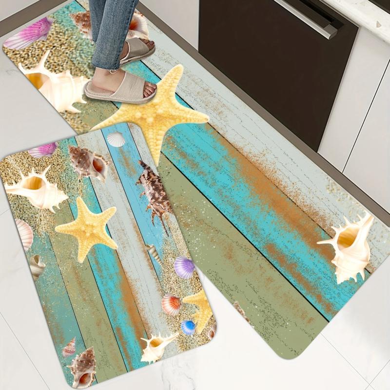 Soft Thickened Kitchen Floor Mat Non slip Waterproof Doormat