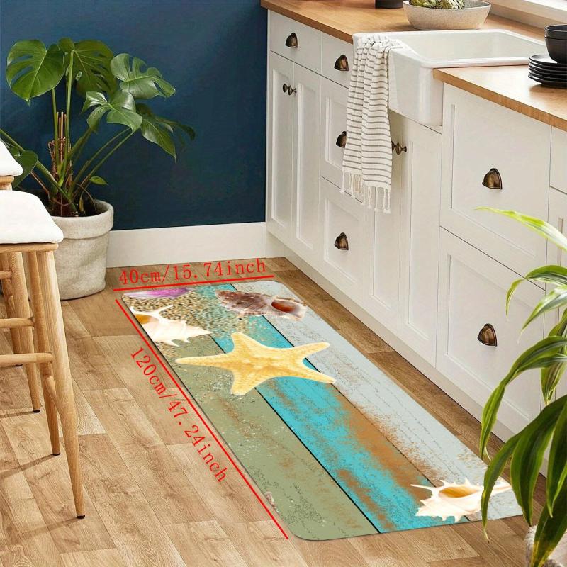 Soft Thickened Kitchen Floor Mat Non slip Waterproof Doormat