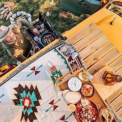 Outdoor Camping Blanket Sucre Picnic Mat Ethnic Lunch Blanket