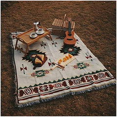 Outdoor Camping Blanket Sucre Picnic Mat Ethnic Lunch Blanket