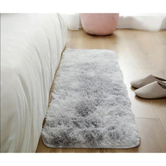 Soft Silk Wool Bedside Blanket Tie Dyed Cozy Sofa Coffee Table Throw