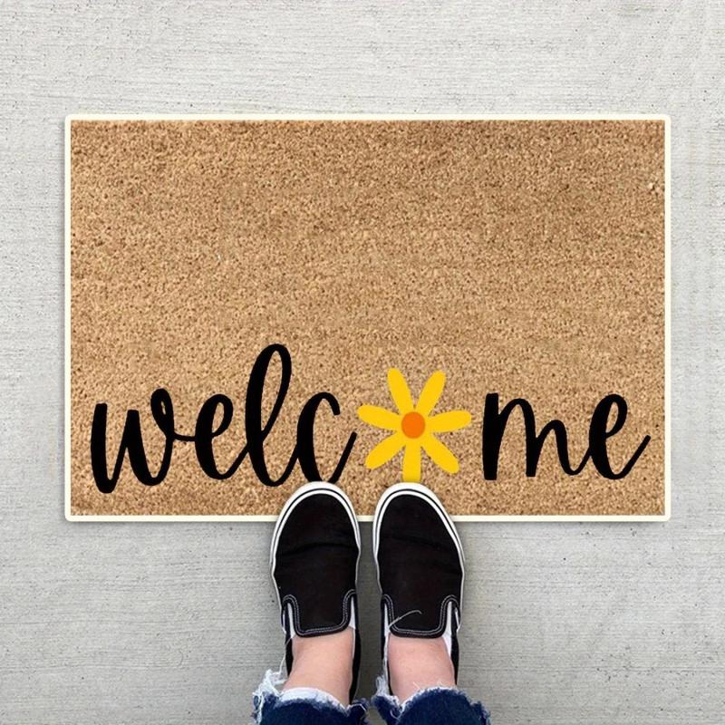 Non Slip Floor Mat Summer Fun Welcome Door Mat