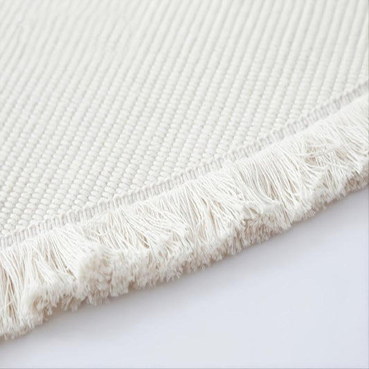 Tassel Woven Carpet Non slip Bedroom Carpet Home Decor
