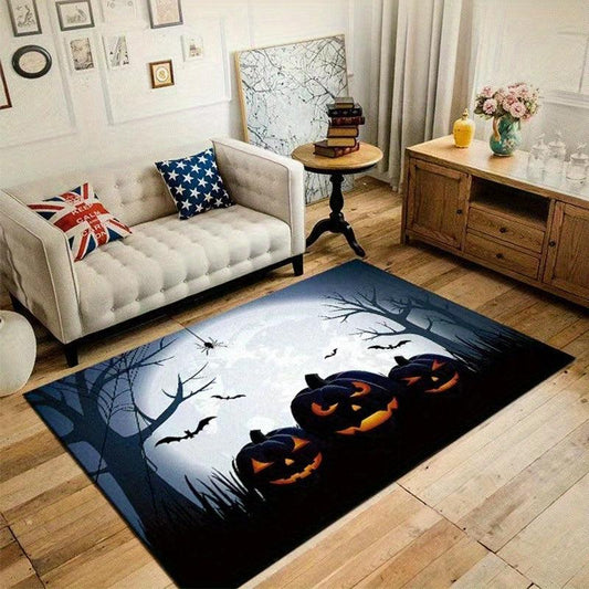 Halloween Pumpkin Area Rug Non-slip Soft Mat