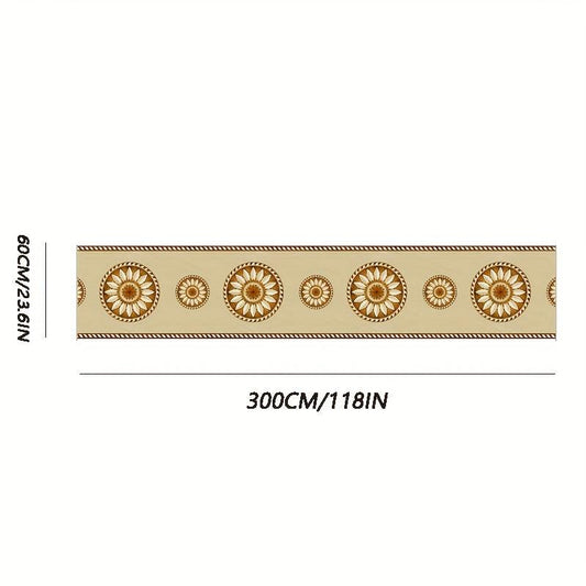 Artistic Moroccan Hallway Rug Soft Non Slip Washable Staircase Rug