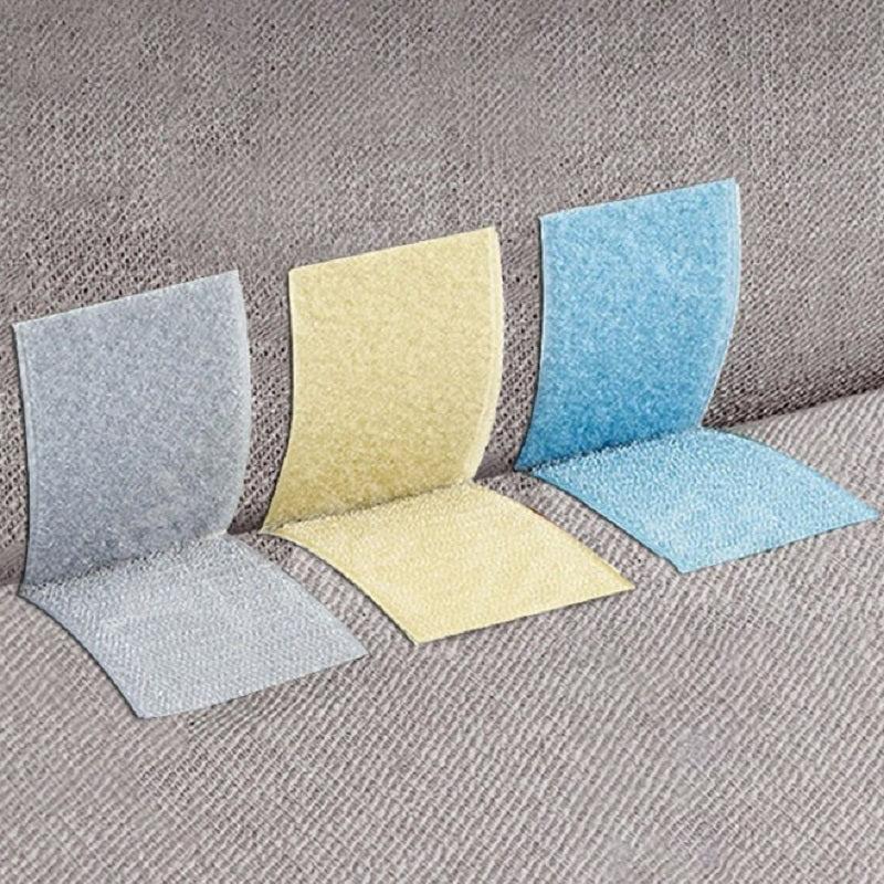 10 Pcs Sofa Cushion Fixing Sticker Self Adhesive Non-slip Mat Nylon Tape