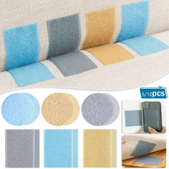 10 Pcs Sofa Cushion Fixing Sticker Self Adhesive Non-slip Mat Nylon Tape