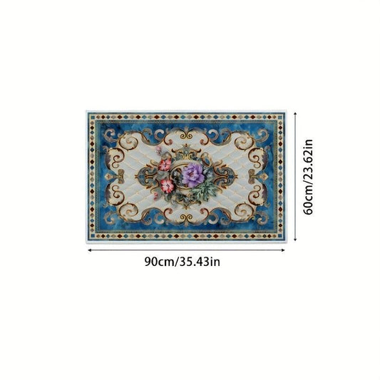 Bohemian Traditional Area Rug for Home Entryway Living Room Bedroom Non Slip Rug