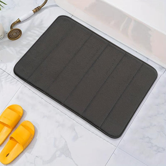Memory Foam Bath Mat Non Slip Thick Soft Water Absorbent Quick Dry Bathroom Rug