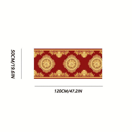 Moroccan Long Corridor Rug Retro Art Carpet Bohemian Soft Mat