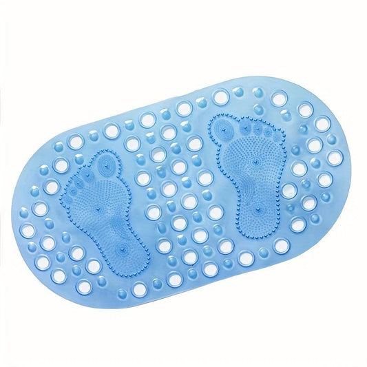 Anti-slip Shower Stall Mat with Drain Holes