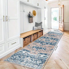 Vintage Persian 2'X10' Runner Rugs Boho Medallion Laundry Room Rug