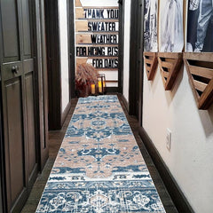 Vintage Persian 2'X10' Runner Rugs Boho Medallion Laundry Room Rug