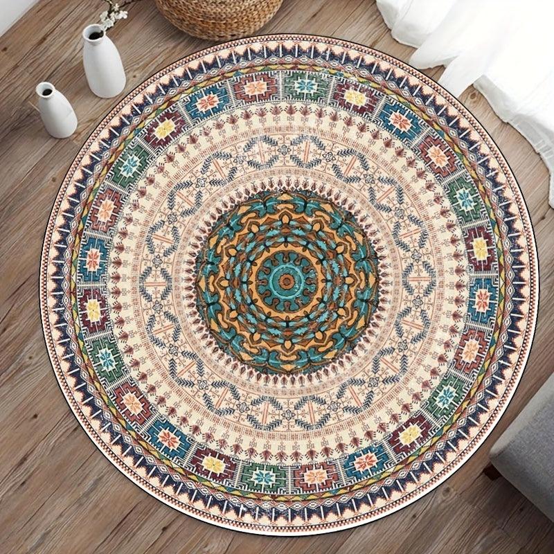 3D Illusion Rug Floor Carpet Swirl Design Visual Floor Mat Home Decor
