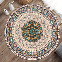 3D Illusion Rug Floor Carpet Swirl Design Visual Floor Mat Home Decor