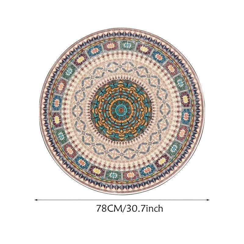 3D Illusion Rug Floor Carpet Swirl Design Visual Floor Mat Home Decor