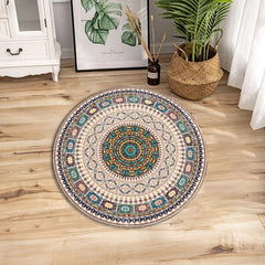 3D Illusion Rug Floor Carpet Swirl Design Visual Floor Mat Home Decor