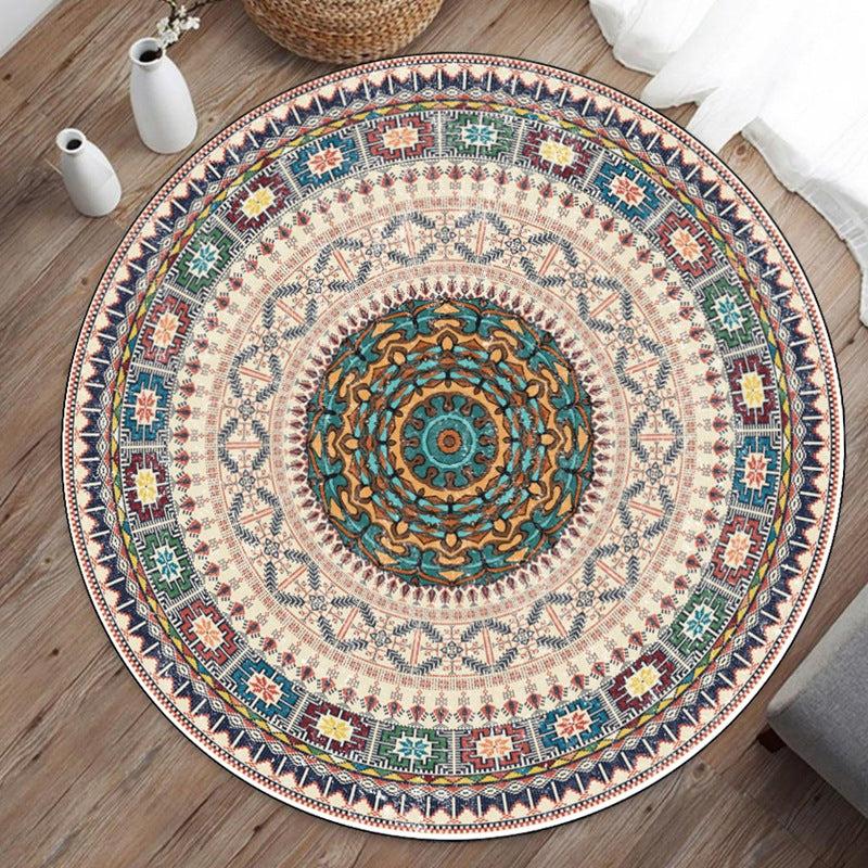 3D Illusion Rug Floor Carpet Swirl Design Visual Floor Mat Home Decor