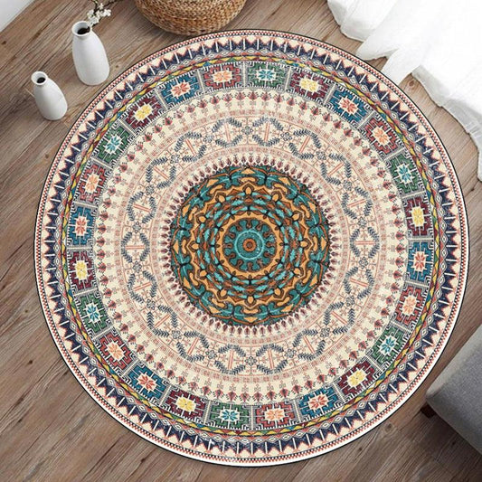 3D Illusion Rug Floor Carpet Swirl Design Visual Floor Mat Home Decor