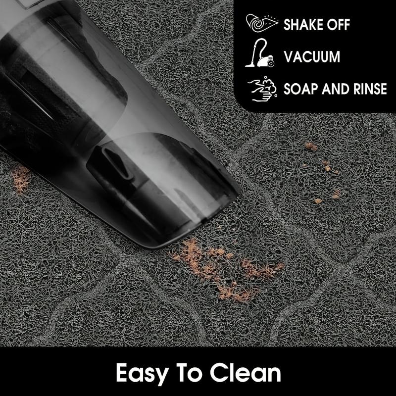 Indoor Door Mat Non Slip Absorbent Front Door Mat Washable Low Profile Entry Rug