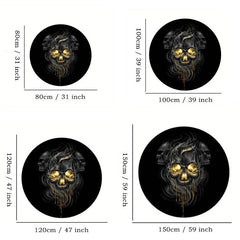 Halloween Elements Carpet Non-slip Waterproof Dirt Floor Mat