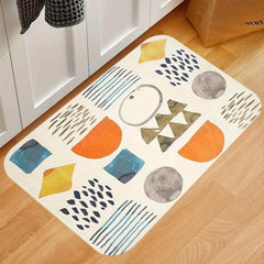 Geometric Shaggy Rug Soft Plush Carpet for Living Room Bedroom Nursery