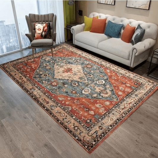 Vintage Boho Area Rug for Living Room Bedroom Home Decor