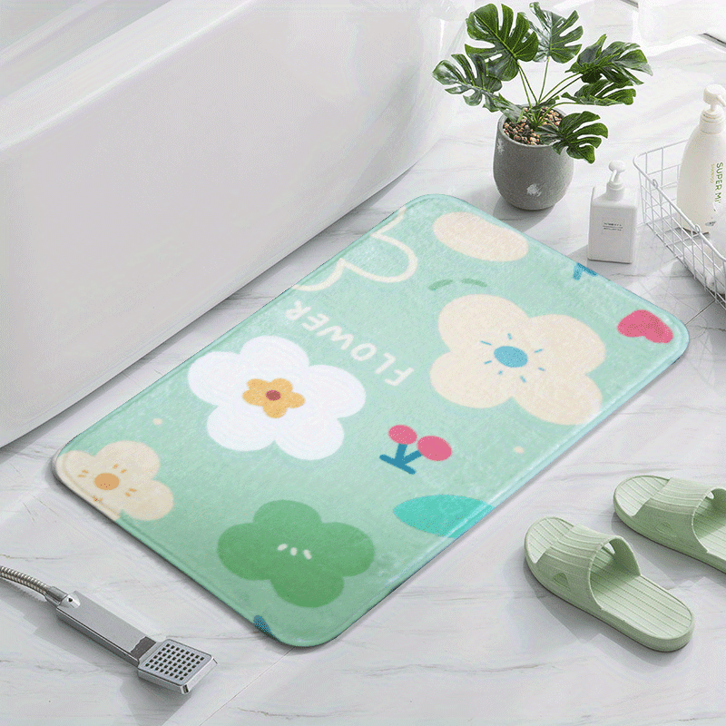 Light Bathtub Non-slip Mat for Bathroom Door Shower Floor