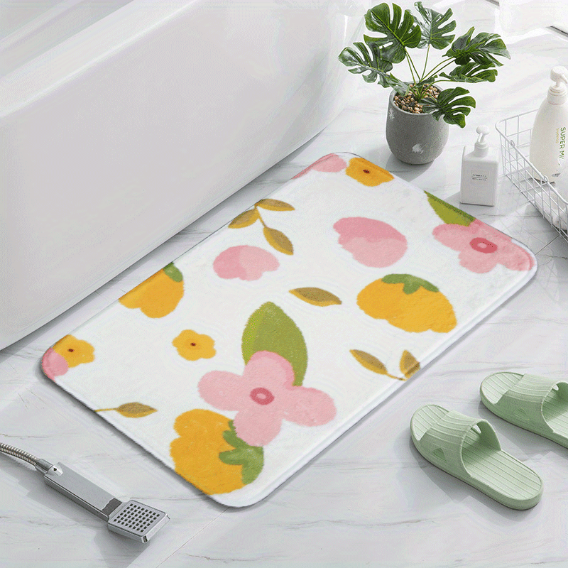 Light Bathtub Non-slip Mat for Bathroom Door Shower Floor