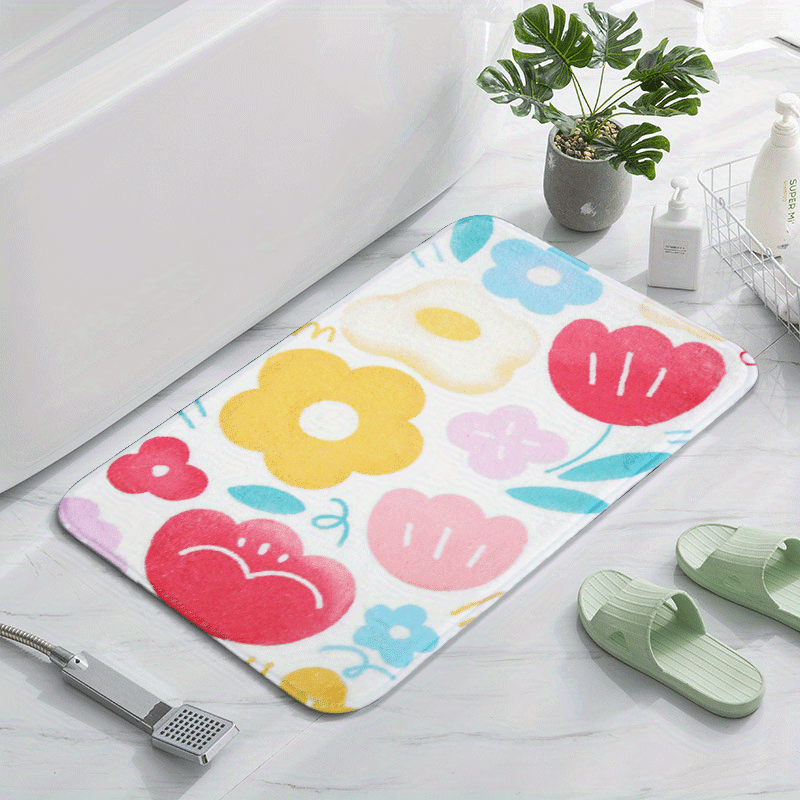 Light Bathtub Non-slip Mat for Bathroom Door Shower Floor