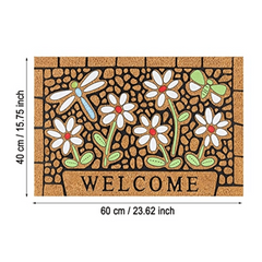 Welcome Door Mat Outdoor Front Entry Rug Home Decor and Protection