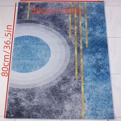 Light Semicircle Pattern Indoor Mat Non slip Washable Floor Mat