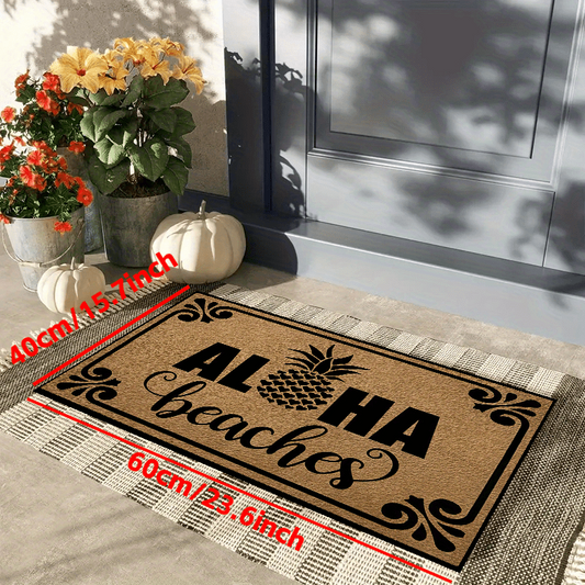 Autumn Welcome Entrance Doormat - Low Pile - High Traffic Area