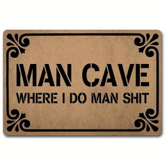 Non Slip Floor Mat Indoor Outdoor Use Doormat Bedroom Accessory Man Cave Decor