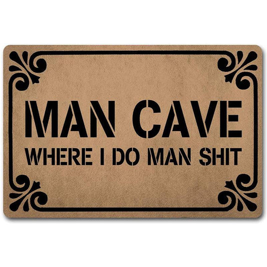 Non Slip Floor Mat Indoor Outdoor Use Doormat Bedroom Accessory Man Cave Decor