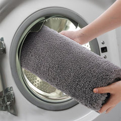 Non Slip Cashmere Bathroom Mat Absorbent Soft Toilet Floor