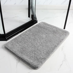 Non Slip Cashmere Bathroom Mat Absorbent Soft Toilet Floor