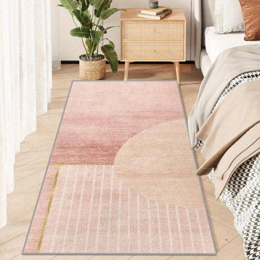 Fluffy Faux Wool Area Rug Soft Bedroom Carpet Washable Living Room