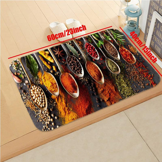 Modern Kitchen Floor Mat Anti Slip Area Rug Floor Carpet Bathroom Living Room