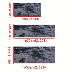 Modern Tie Dyed Shag Area Rug Plush Fluffy Indoor Carpet