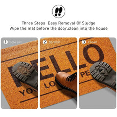 1pc Welcome Door Mat, Non Slip Bathroom Floor Mat for Home Decor