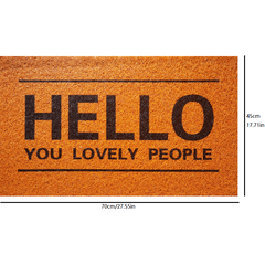 1pc Welcome Door Mat, Non Slip Bathroom Floor Mat for Home Decor