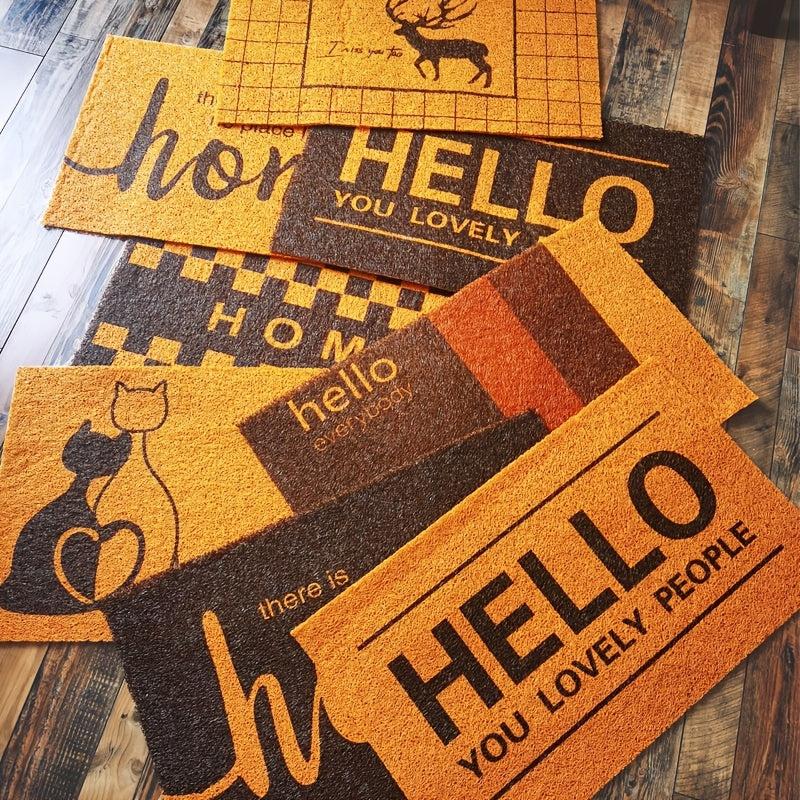 1pc Welcome Door Mat, Non Slip Bathroom Floor Mat for Home Decor
