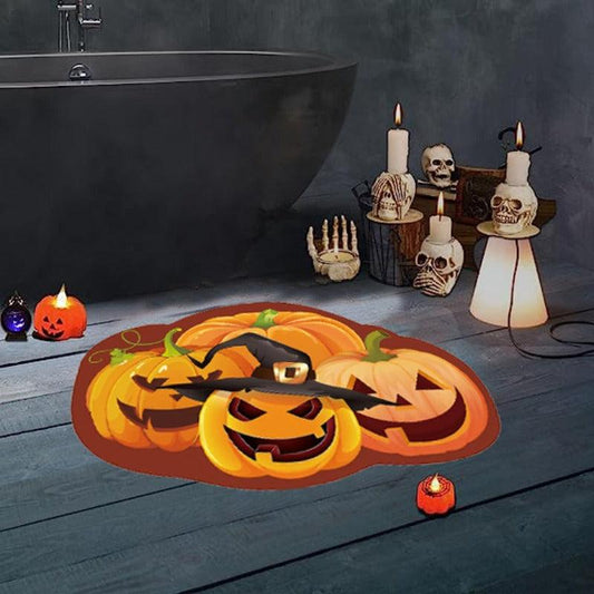 Pumpkin Rug Halloween Entrance Door Mat Modern Living Room Rug