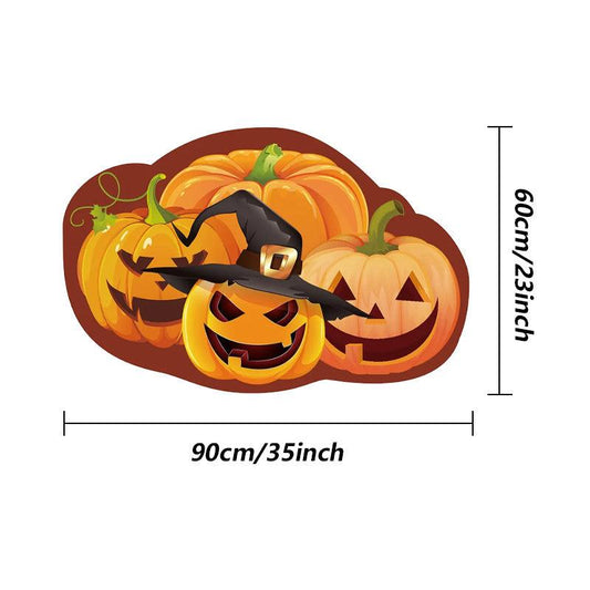 Pumpkin Rug Halloween Entrance Door Mat Modern Living Room Rug