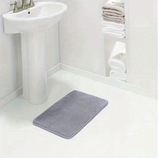 Soft Non Slip Absorbent Bath Mat Machine Washable Shower Carpet