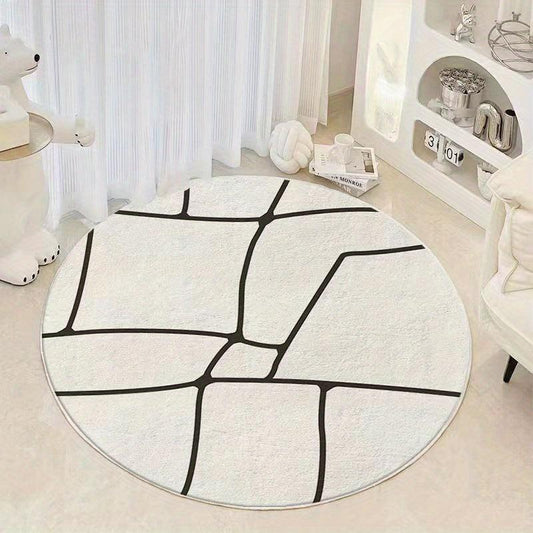 Soft Non Slip Round Area Rug Home Bathroom Decor