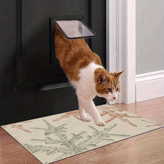 Christmas Abstract Pattern Door Mat Soft Carpet